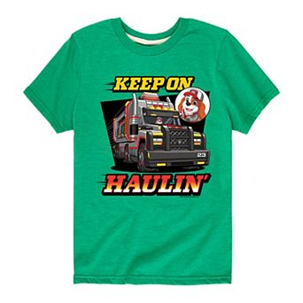 Boys 8-20 Paw Patrol Truck Pups "Keep On Haulin" Graphic Tee