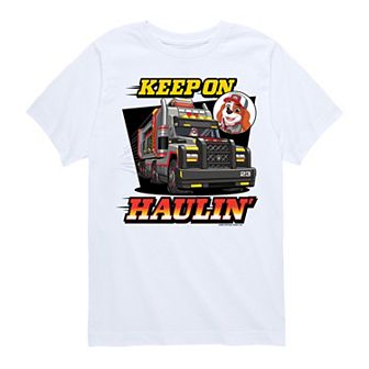 Boys 8-20 Paw Patrol Truck Pups "Keep On Haulin" Graphic Tee