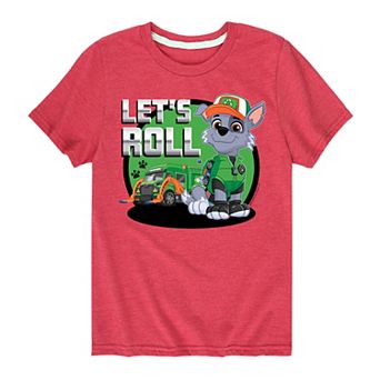 Boys 8-20 Paw Patrol "Let's Roll" Rocky Graphic Tee