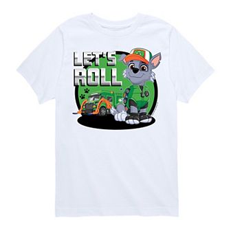 Boys 8-20 Paw Patrol "Let's Roll" Rocky Graphic Tee