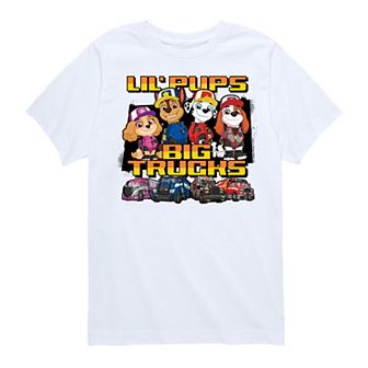 Boys 8-20 Paw Patrol "Lil Pups Big Trucks" Graphic Tee