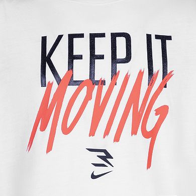 Girls 7-16 Nike 3BRAND by Russell Wilson "Keep It Moving" Open Back Graphic Tee