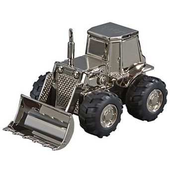 5.5" Silver Stainless Steel Front Loader Design Coin Bank