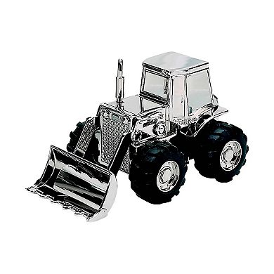 5.5" Silver Stainless Steel Front Loader Design Coin Bank