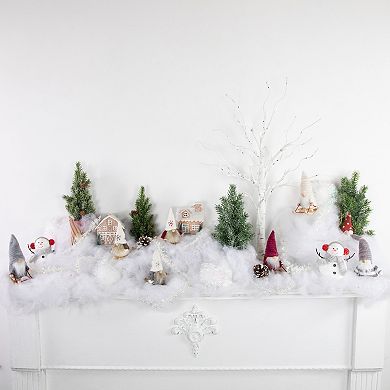 Set of 3 Skiing Gnomes Christmas Ornaments 4.5"