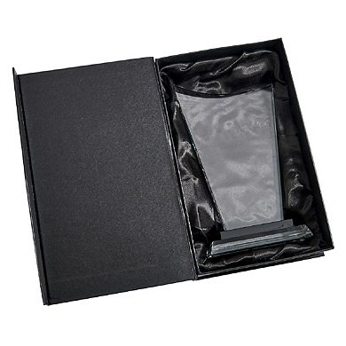 8.5" Clear Elegant Small Wave Shaped Trophy