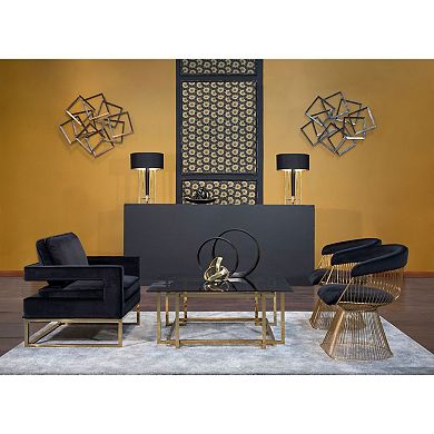 9" Gold Knot Table Top Sculpture