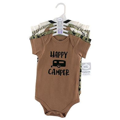 Baby Boy Cotton Bodysuits 5pk