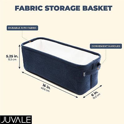EWES 8-Pack Fabric Storage Cubes – 13 Inch Foldable Storage Bins With Handles, Rustic Brown & Black For Shelves, Closet