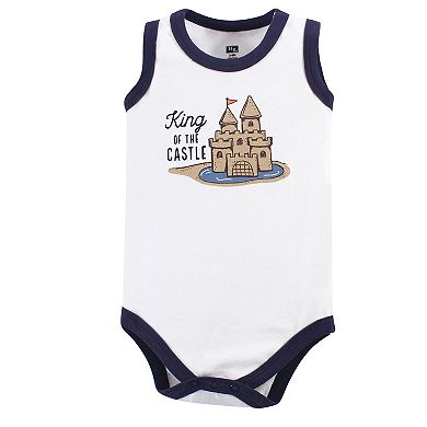 Infant Boy Cotton Sleeveless Bodysuits 5pk