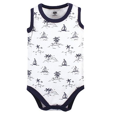 Infant Boy Cotton Sleeveless Bodysuits 5pk