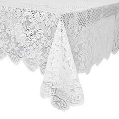  Juvale White Lace Tablecloth for Rectangular Tables, Vintage  Style Wedding Table Cloths for Reception, Baby Shower, Birthday Party,  Formal Dining, Dinner Parties (60 x 97 Inches) : Home & Kitchen