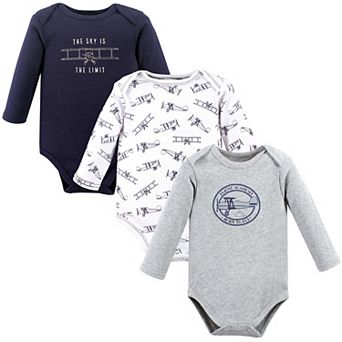Infant Boy Cotton Long-sleeve Bodysuits