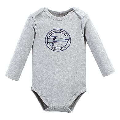 Infant Boy Cotton Long-sleeve Bodysuits