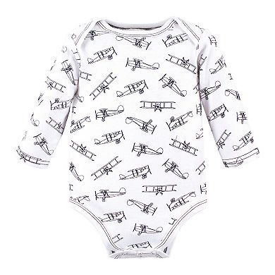 Infant Boy Cotton Long-sleeve Bodysuits