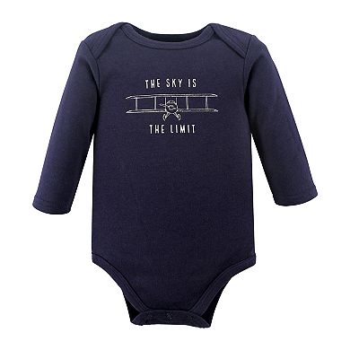 Infant Boy Cotton Long-sleeve Bodysuits