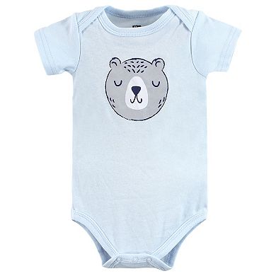 Hudson Baby Infant Boy Cotton Bodysuits, Mommys New Man