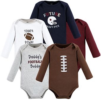 Infant Boy Cotton Long-Sleeve Bodysuits