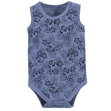 Infant Boy Cotton Sleeveless Bodysuits 5pk