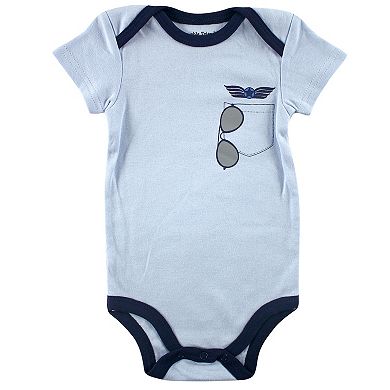 Baby Boy Cotton Bodysuits 5pk
