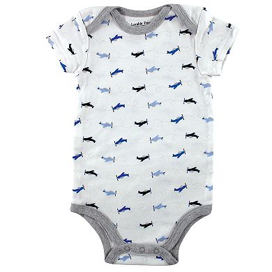 Baby Boy Cotton Bodysuits 5pk