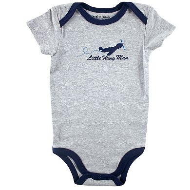 Baby Boy Cotton Bodysuits 5pk