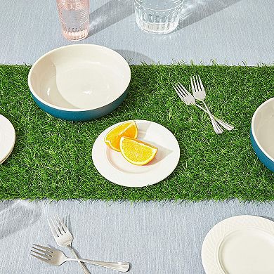 Juvale Synthetic Grass Table Runner for Party Decor (14 x 108 Inches)