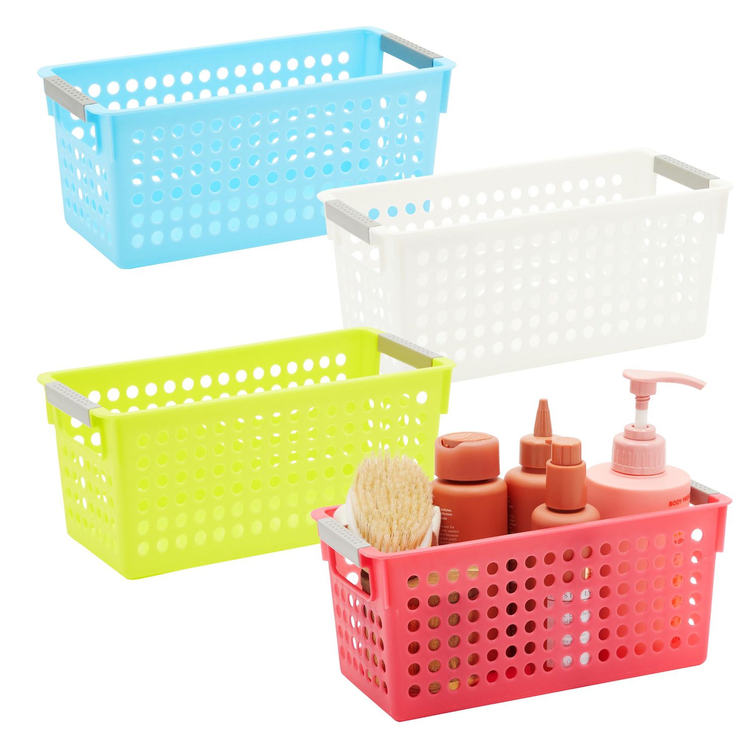 6 Pack Plastic Turn In Paper Trays for Classroom, Colorful Storage Bin  Basket Organizers for School Supplies, 6 Colors (10 x 13.5 In)