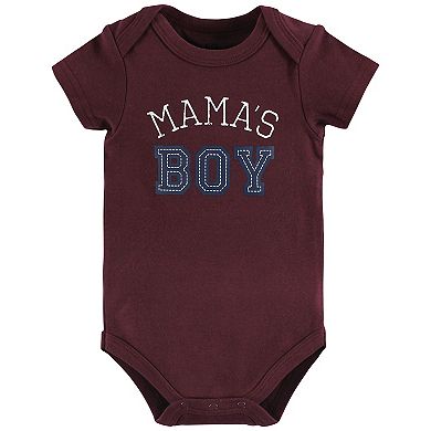 Hudson Baby Infant Boy Cotton Bodysuits, Mamas Boy
