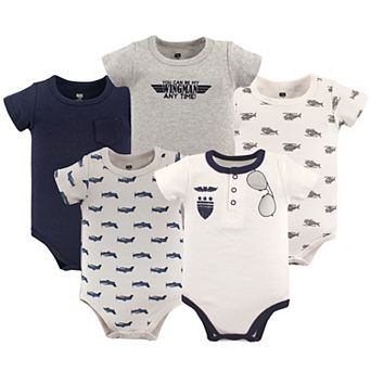 Infant Boy Cotton Bodysuits 5 pk