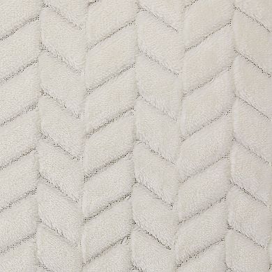 Set of 2, 20x20" Throw Pillow Covers Couch Beige Chevron Cushion Case Sofa Decor
