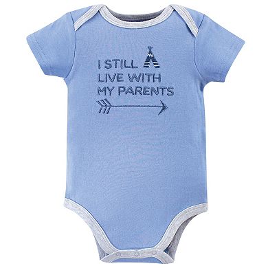Baby Boy Cotton Bodysuits 5pk