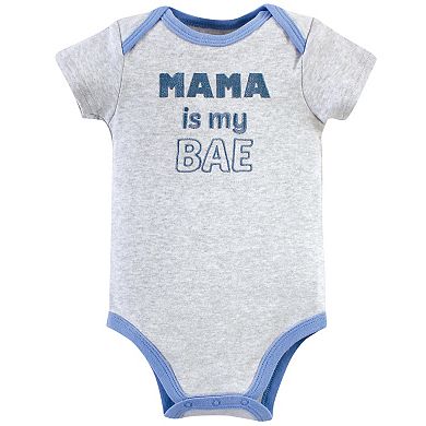 Baby Boy Cotton Bodysuits 5pk