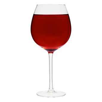 25oz Oversized Giant Wine Glass with Stem - Large Full Bottle Glasses, 750ml