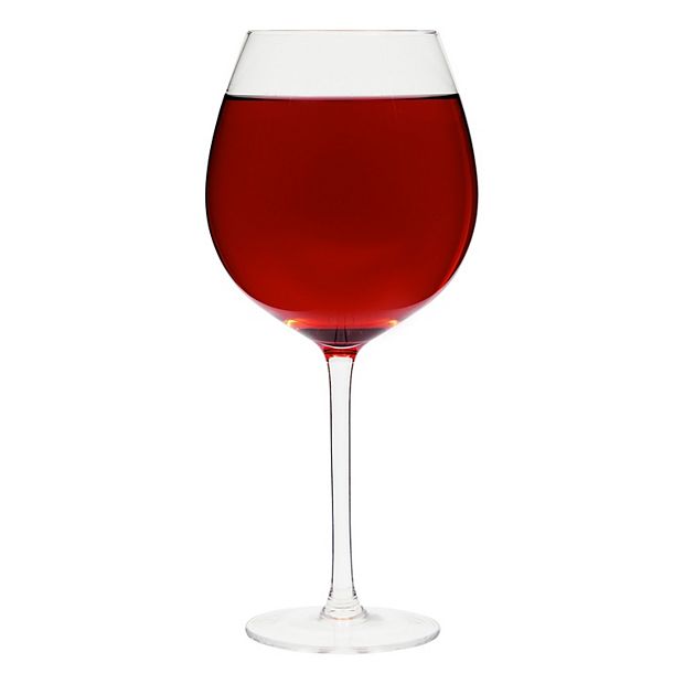 25oz Oversized Giant Wine Glass with Stem - Large Full Bottle Glasses, 750ml