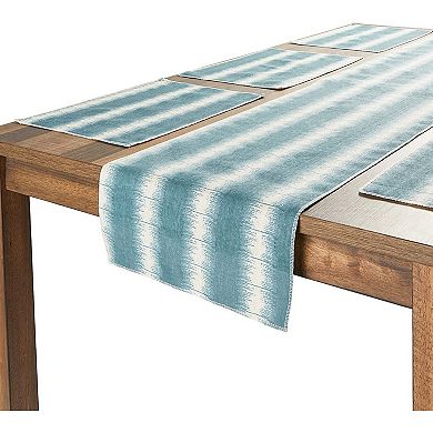 Set of 6 Christmas Placemats & Table Runner for Party Kitchen Holiday Décor, 72”