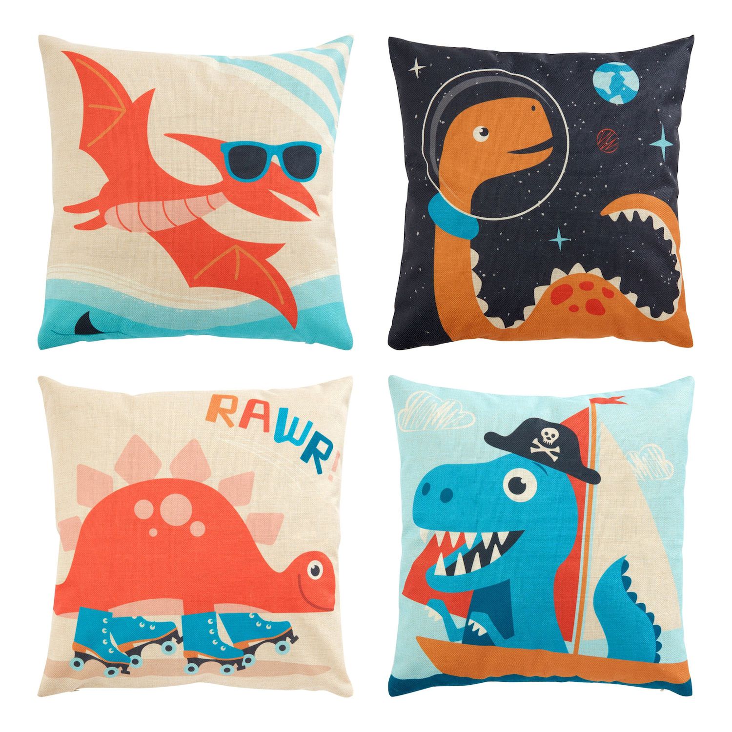 Cartoon Chair Cushion - Polyester - Dinosaur - Dog - Carrot - 6 Patterns -  ApolloBox