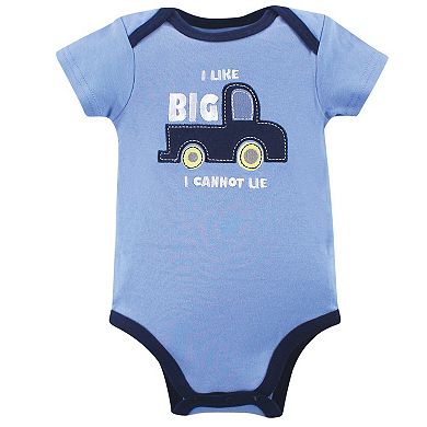 Baby Boy Cotton Bodysuits 5pk