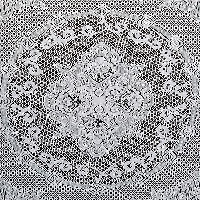 Round Lace Tablecloth for Wedding Party Dining Decorations, 59 Inch