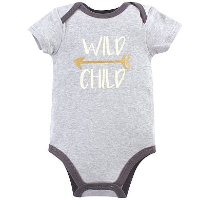 Baby Boy Cotton Bodysuits 5pk