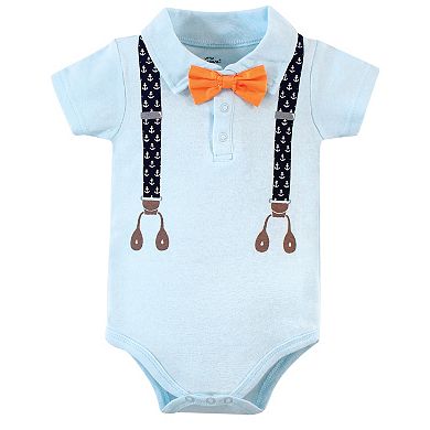 Baby Boy Cotton Bodysuits 3pk