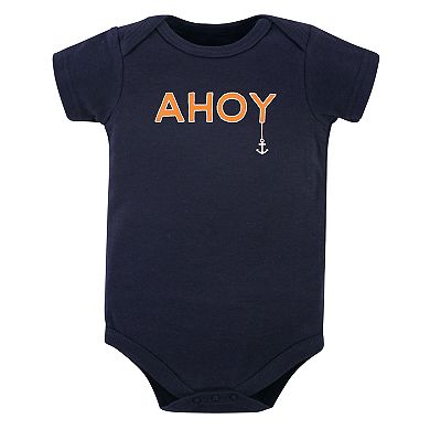 Baby Boy Cotton Bodysuits 3pk