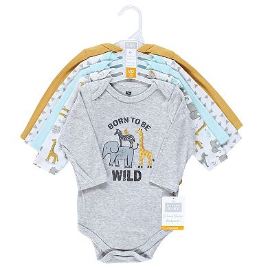 Infant Boy Cotton Long-Sleeve Bodysuits
