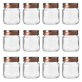 12-Pack Mason Jar Shot Glasses with Lids, Glasses for Ginger Shots, Cocktails