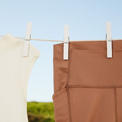 100 Pack Bulk Large White Clothespins For Hanging Laundry, Diy Crafts, 4 In