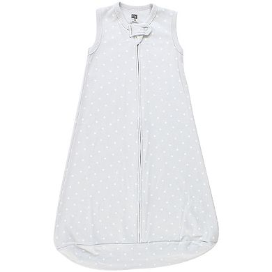 Hudson Baby Infant Boy Interlock Cotton Sleeveless Sleeping Bag, Blue Royal Safari
