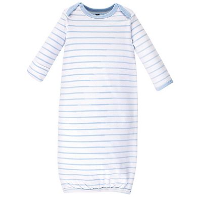 Hudson Baby Infant Boy Cotton Long-Sleeve Gowns 4pk