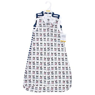 Hudson Baby Infant Boy Interlock Cotton Sleeveless Sleeping Bag, French Dog
