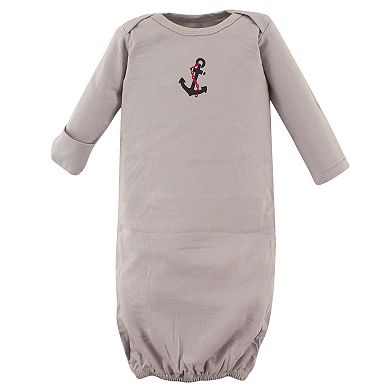 Luvable Friends Baby Boy Cotton Gowns, Boy Nautical