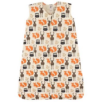 Hudson Baby Infant Boy Cotton Sleeveless Wearable Sleeping Bag, Sack, Blanket, Forest